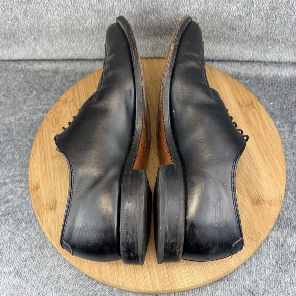 Allen Edmonds Delray Shoes Mens Size 10 C Black Leather Derby Made USA main image 8